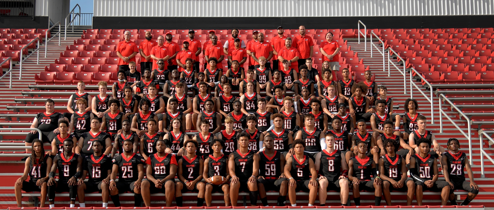 2021 Wayne Warriors Football Team Picture